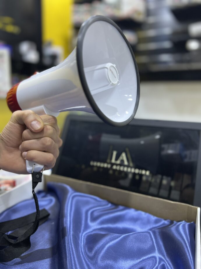 ميغافون بدون أسلاك بارلور قوي الصوت Mégaphone sans fil silverton
